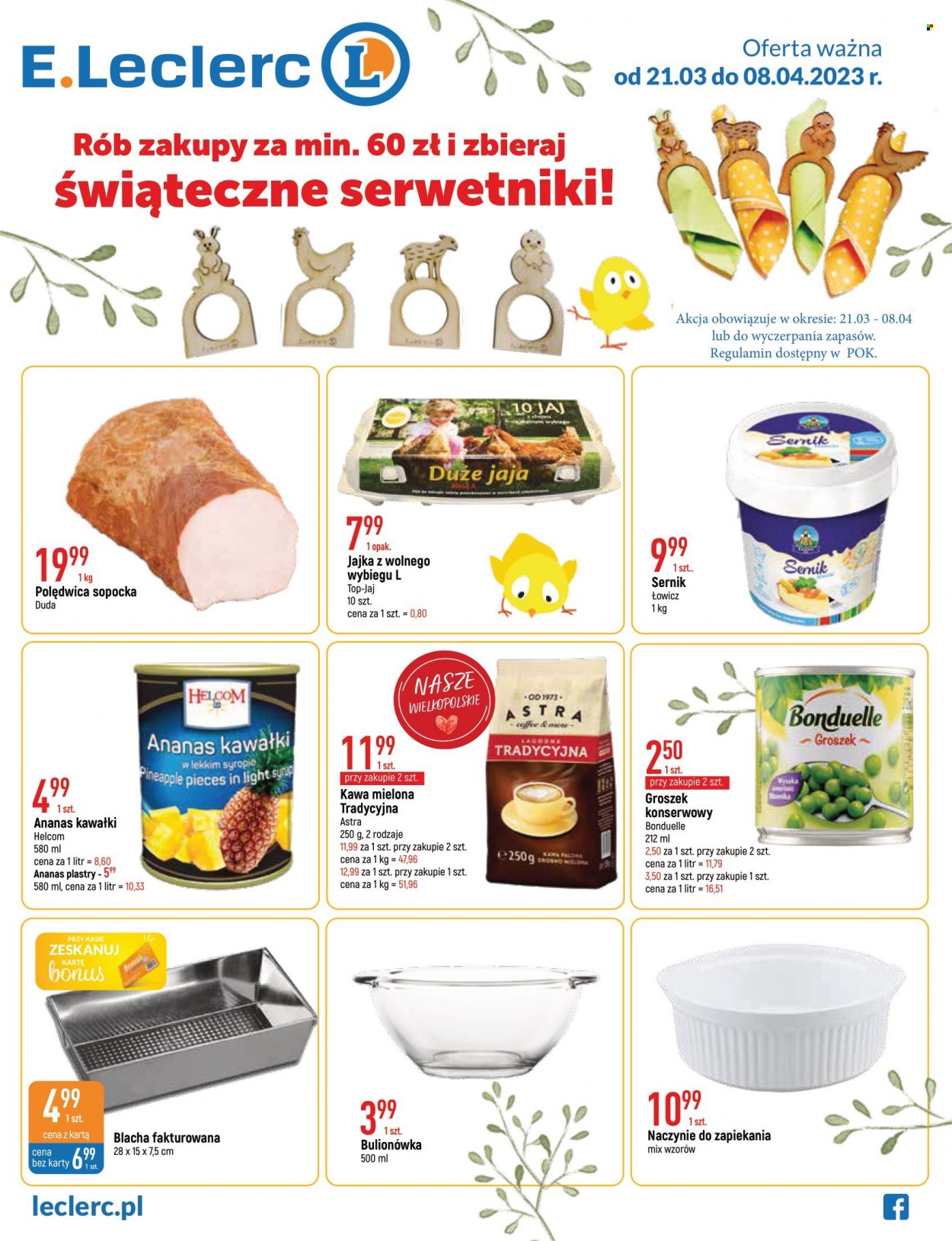 Gazetka E.Leclerc - 17.03.2023 - 8.04.2023. Strona 1