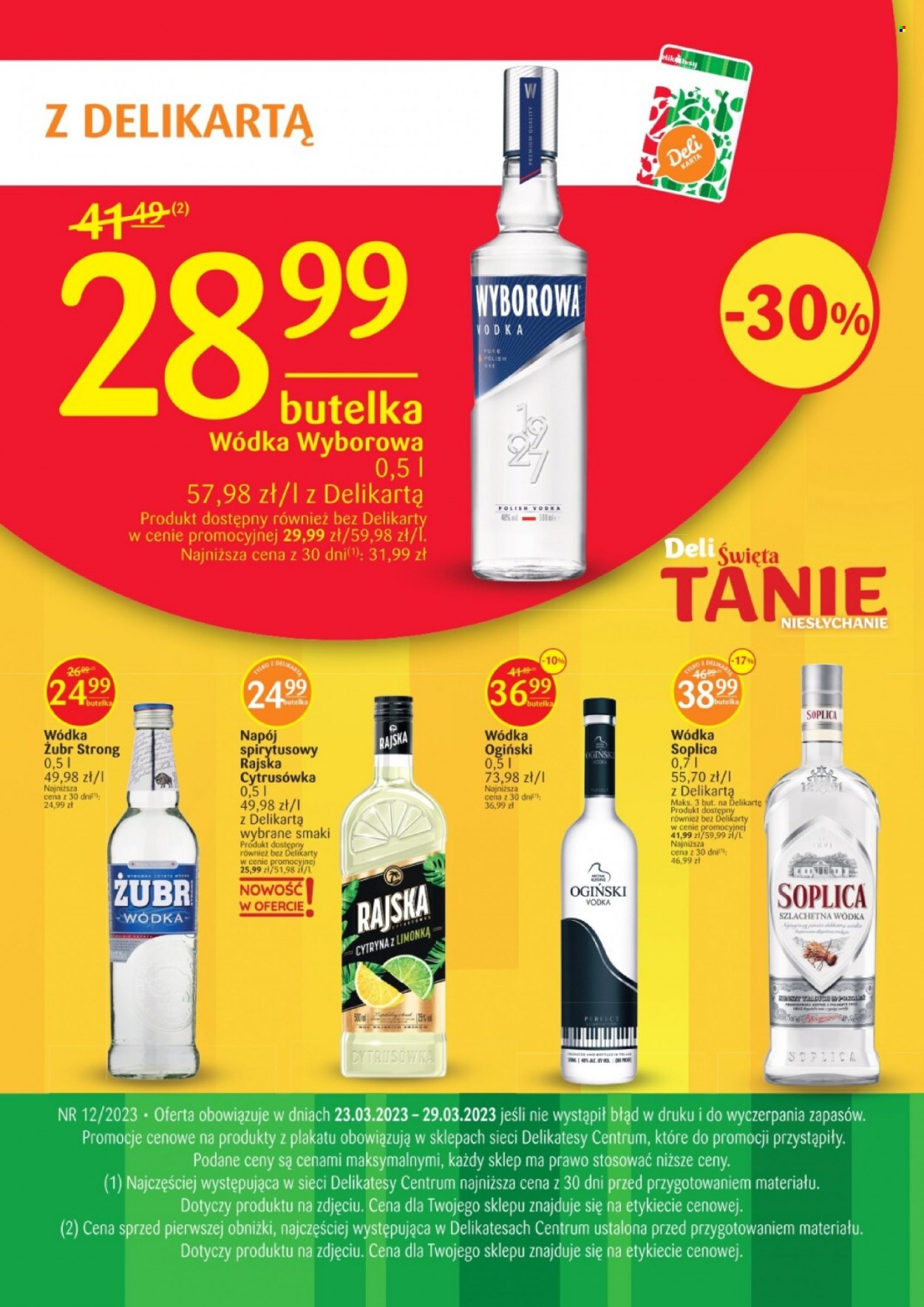Gazetka Delikatesy Centrum - 23.03.2023 - 29.03.2023. Strona 1