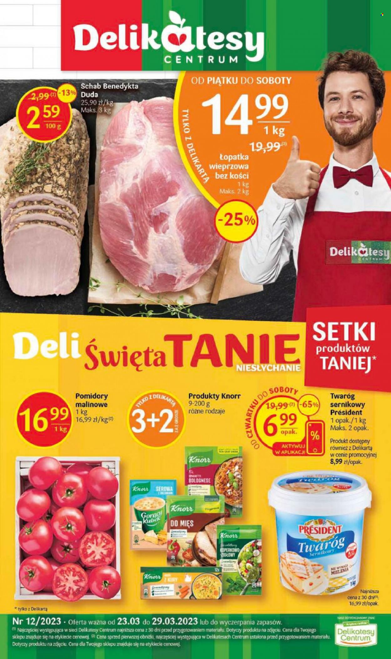 Gazetka Delikatesy Centrum - 23.03.2023 - 29.03.2023. Strona 1