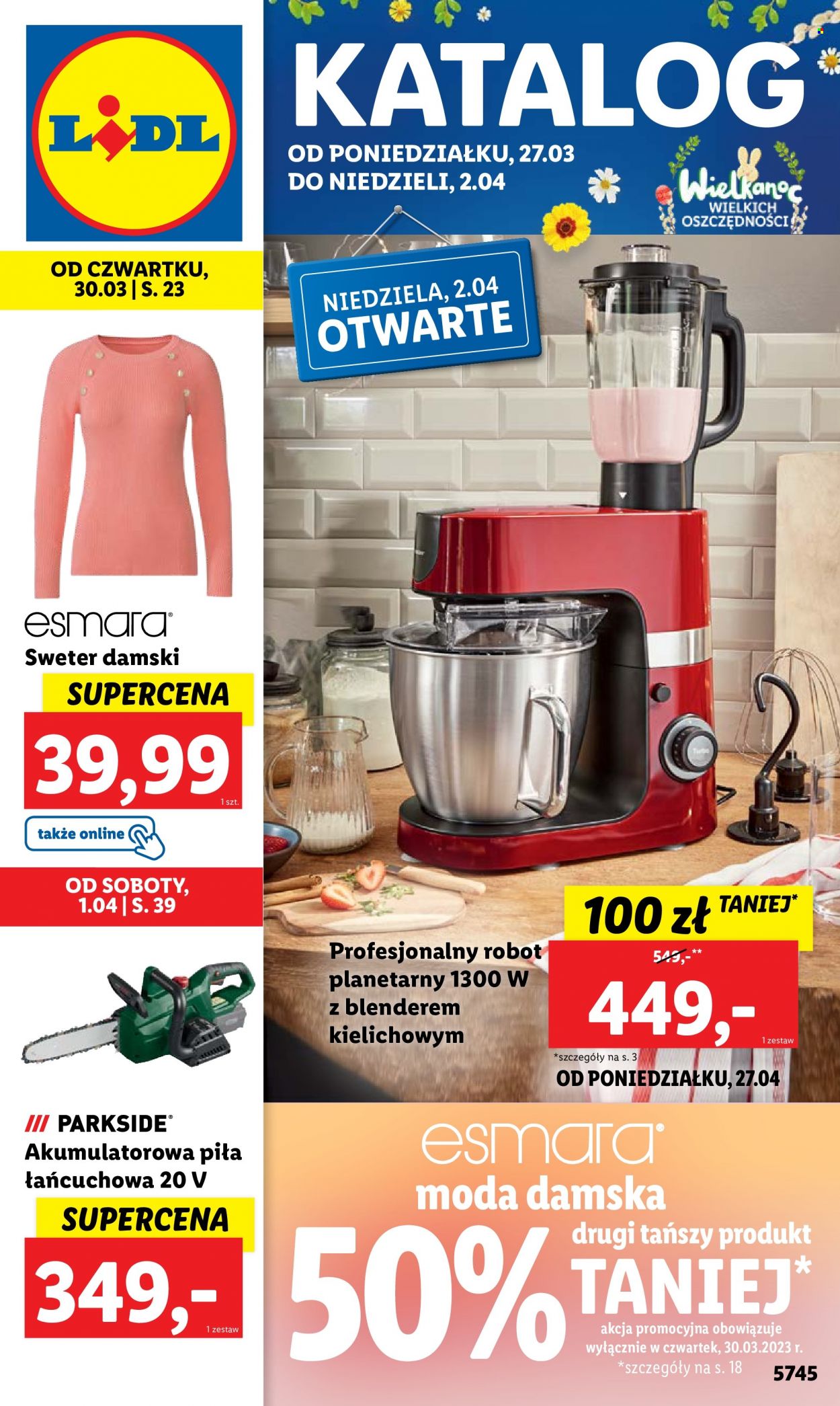 Gazetka Lidl - 27.03.2023 - 2.04.2023. Strona 1