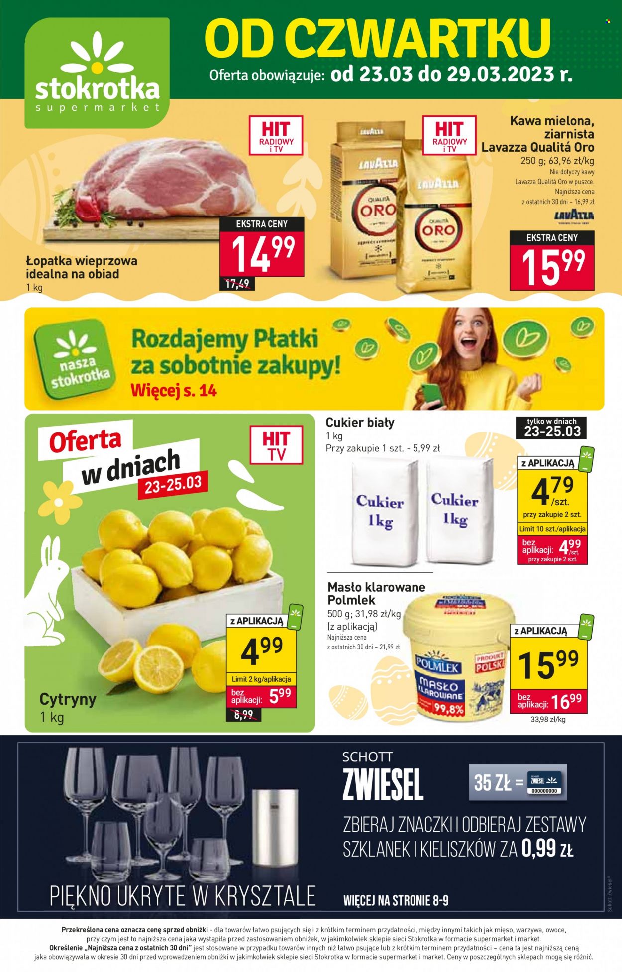 Gazetka Stokrotka Supermarket - 23.03.2023 - 29.03.2023. Strona 1