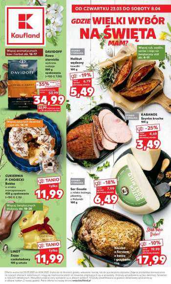 Gazetka Kaufland - 23.03.2023 - 8.04.2023.