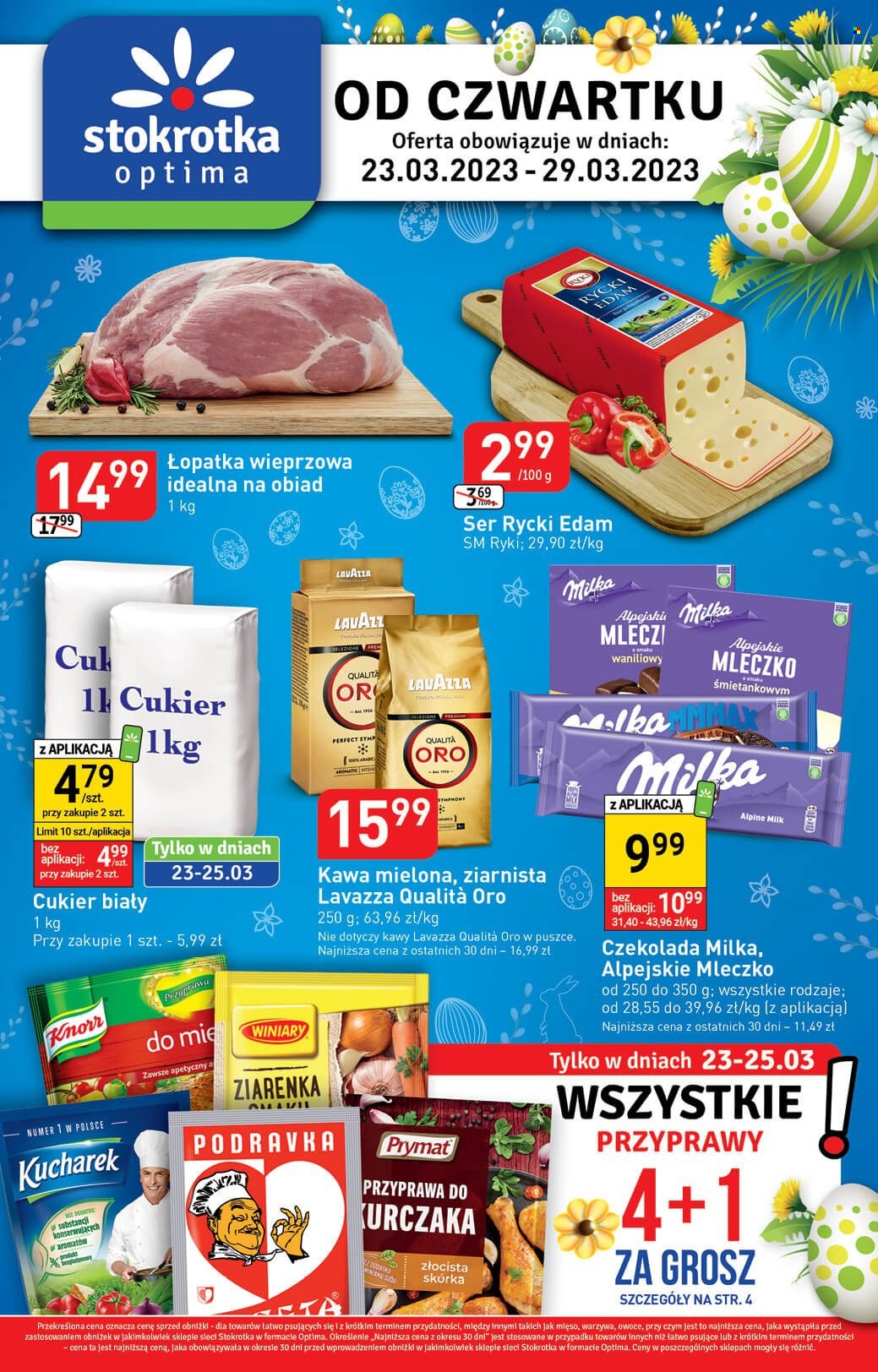 Gazetka Stokrotka Optima - 23.03.2023 - 29.03.2023. Strona 1