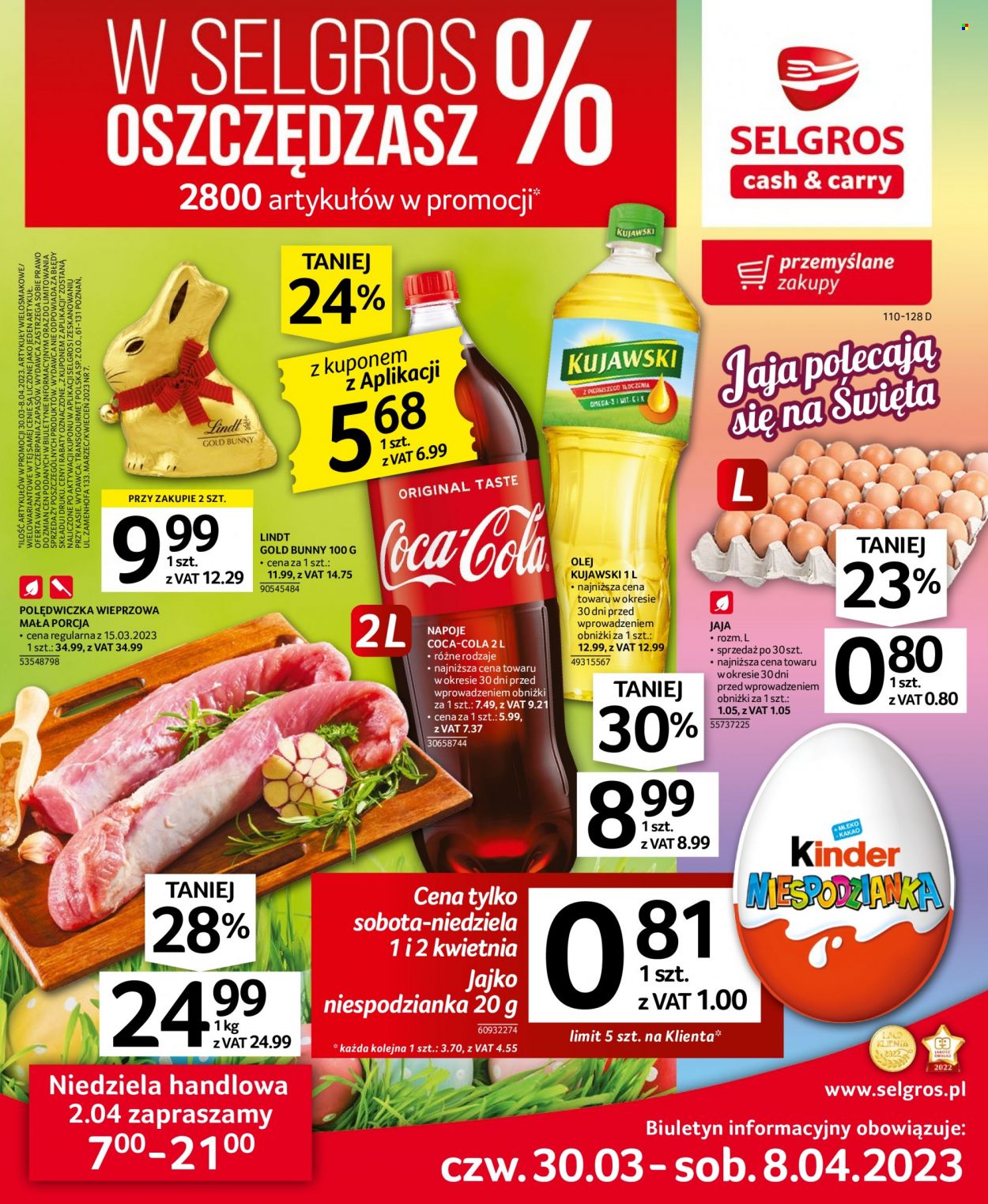 Gazetka Selgros - 30.03.2023 - 8.04.2023. Strona 1