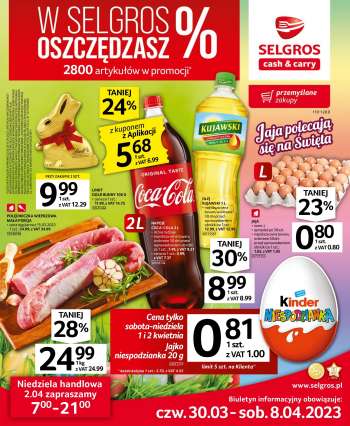 Gazetka Selgros - 30.03.2023 - 8.04.2023.