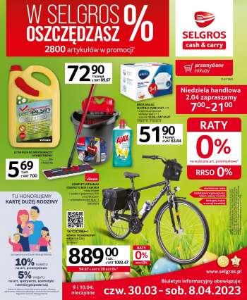 Gazetka Selgros - 30.03.2023 - 8.04.2023.