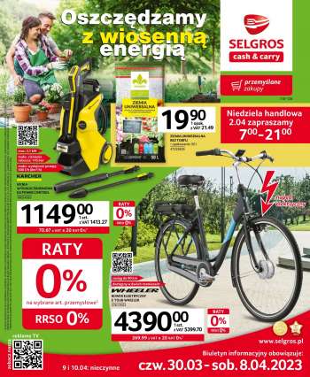 Gazetka Selgros - 30.03.2023 - 8.04.2023.
