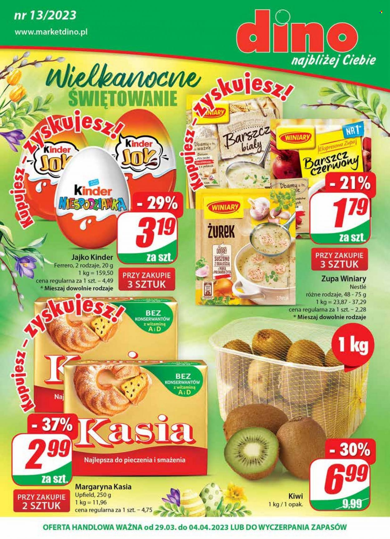 Gazetka Dino - 29.03.2023 - 4.04.2023. Strona 1