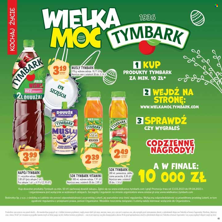Gazetka Stokrotka Supermarket - 30.03.2023 - 12.04.2023. Strona 43