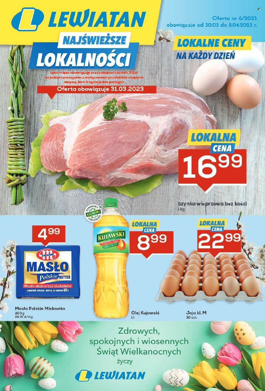 Gazetka Lewiatan - 30.03.2023 - 8.04.2023. Strona 1
