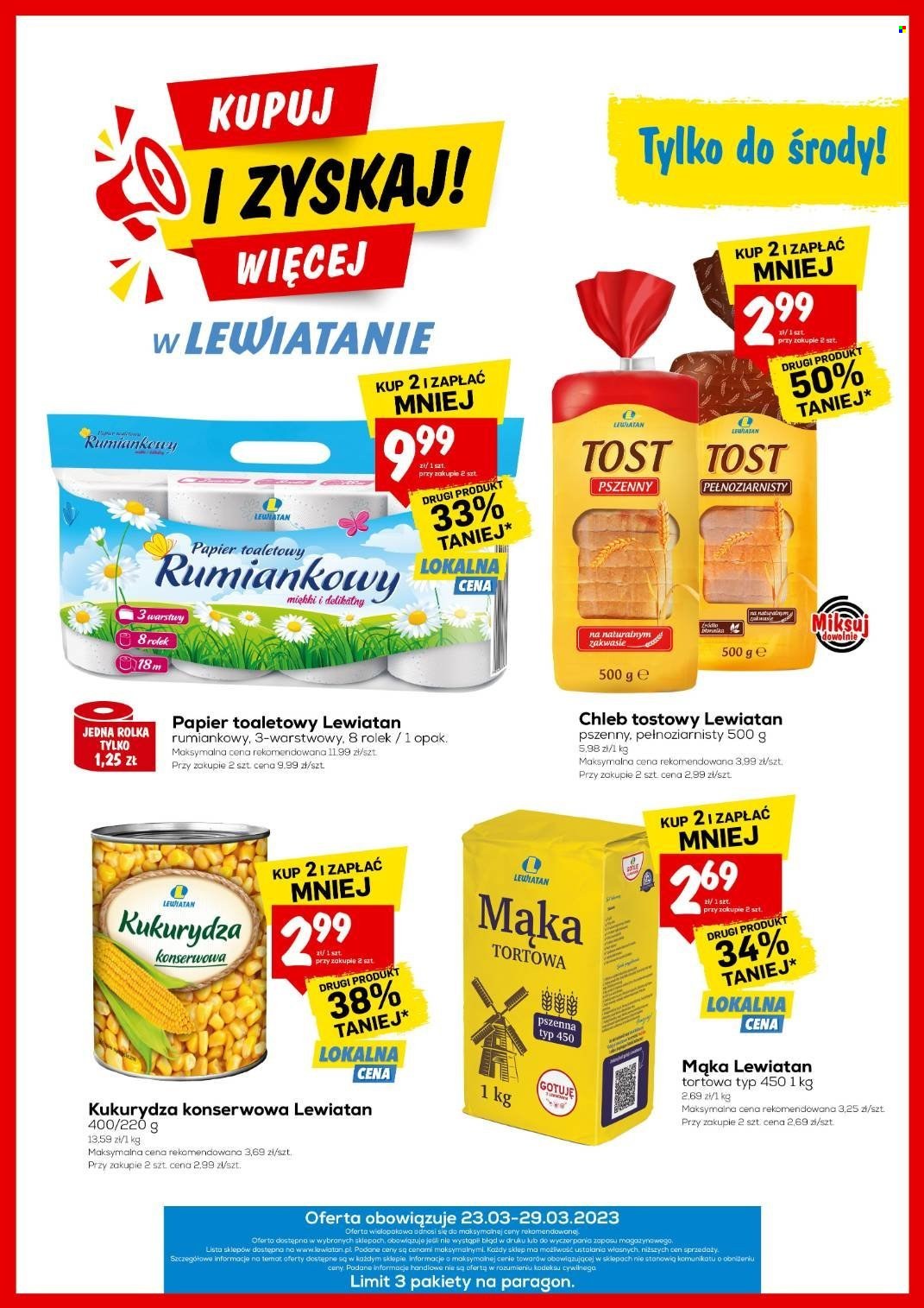 Gazetka Lewiatan - 23.03.2023 - 29.03.2023. Strona 1