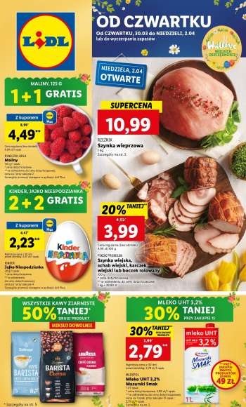 Gazetka Lidl - 30.03.2023 - 2.04.2023.