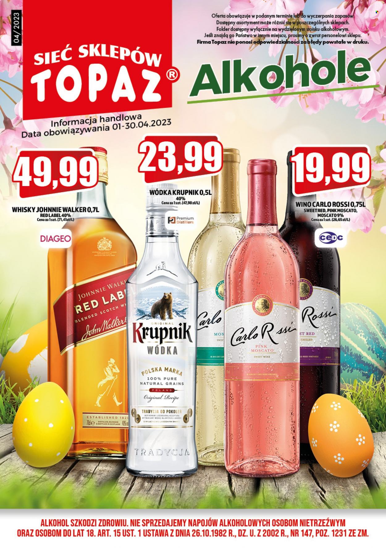 Gazetka Topaz - 1.04.2023 - 30.04.2023. Strona 1