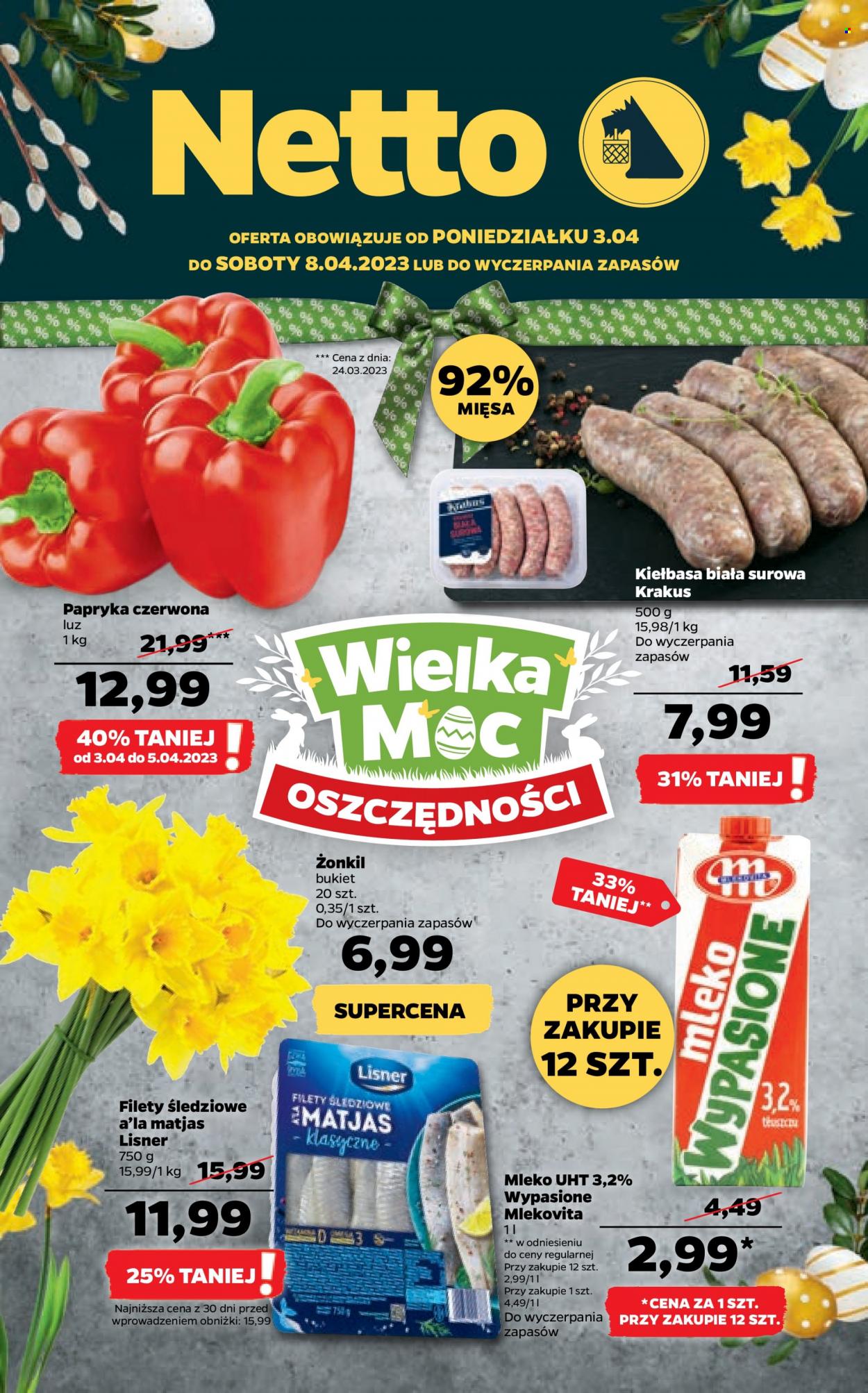 Gazetka Netto - 3.04.2023 - 8.04.2023. Strona 1