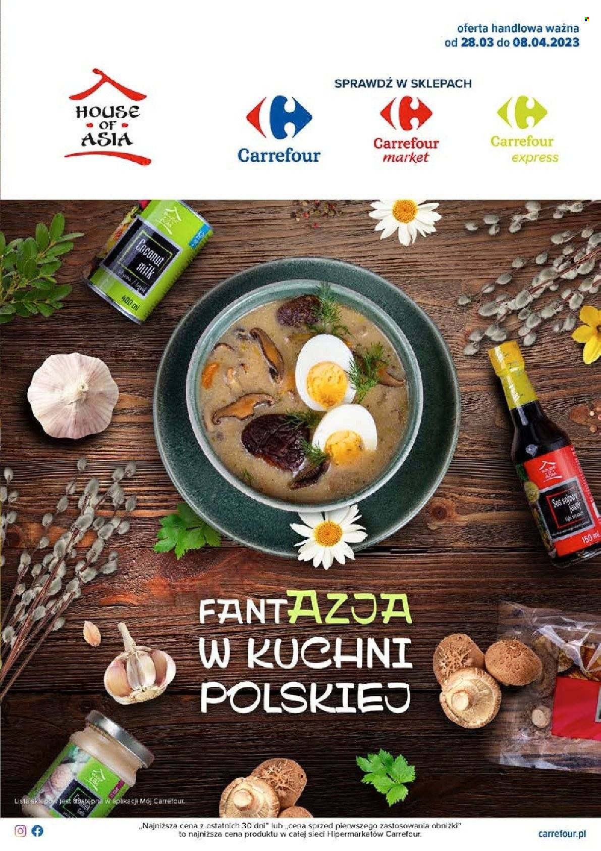 Gazetka Carrefour - 28.03.2023 - 8.04.2023. Strona 1