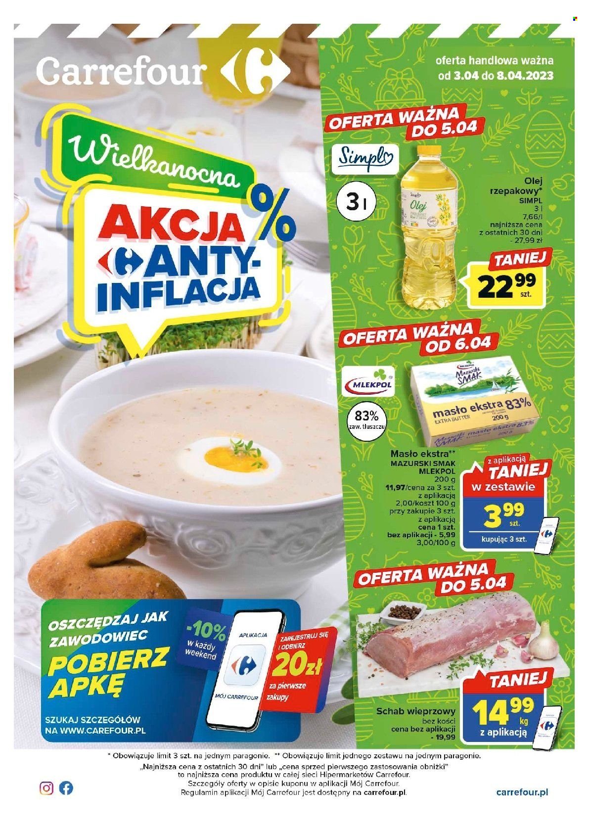Gazetka Carrefour - 3.04.2023 - 8.04.2023. Strona 1