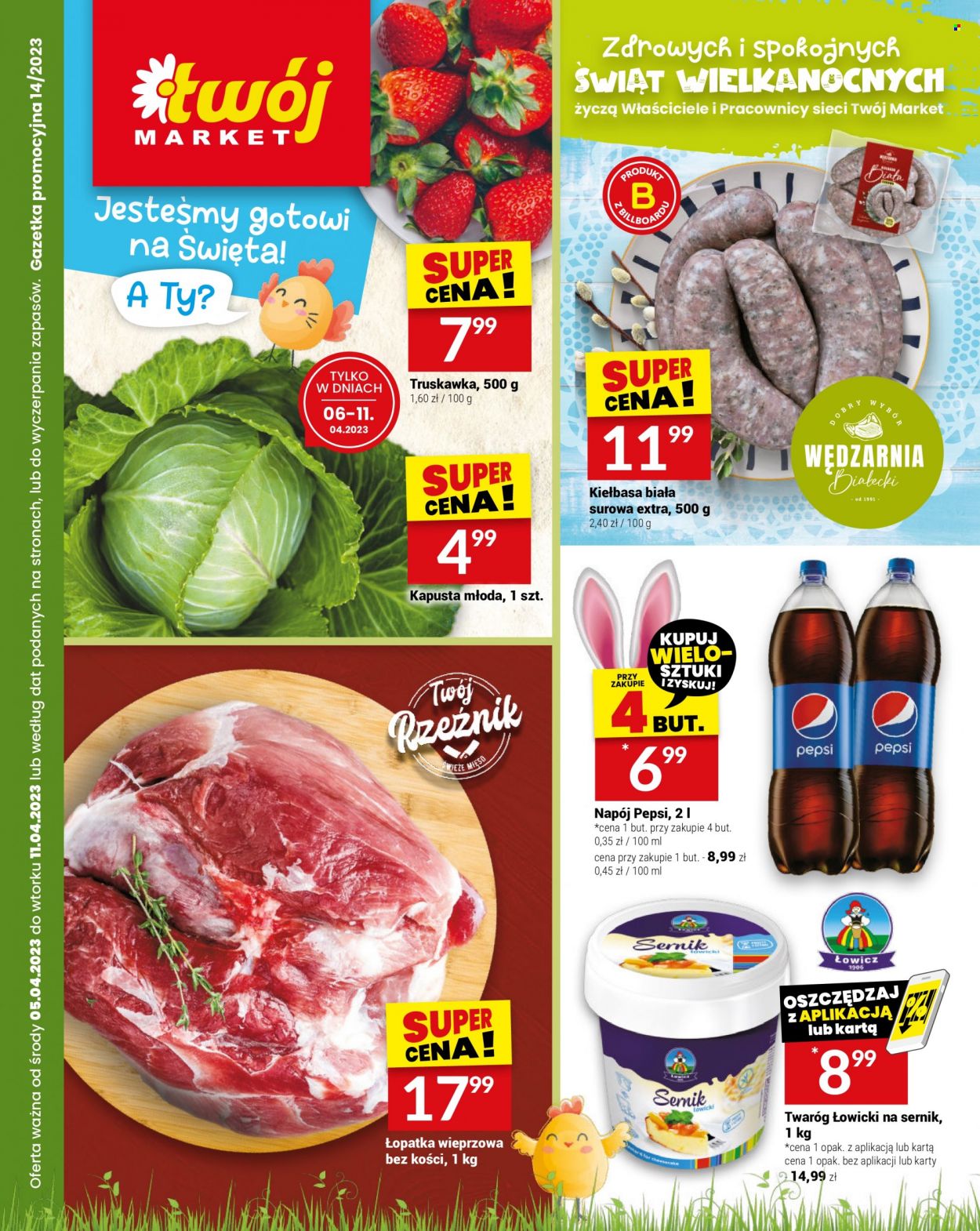 Gazetka Twój Market - 5.04.2023 - 11.04.2023. Strona 1