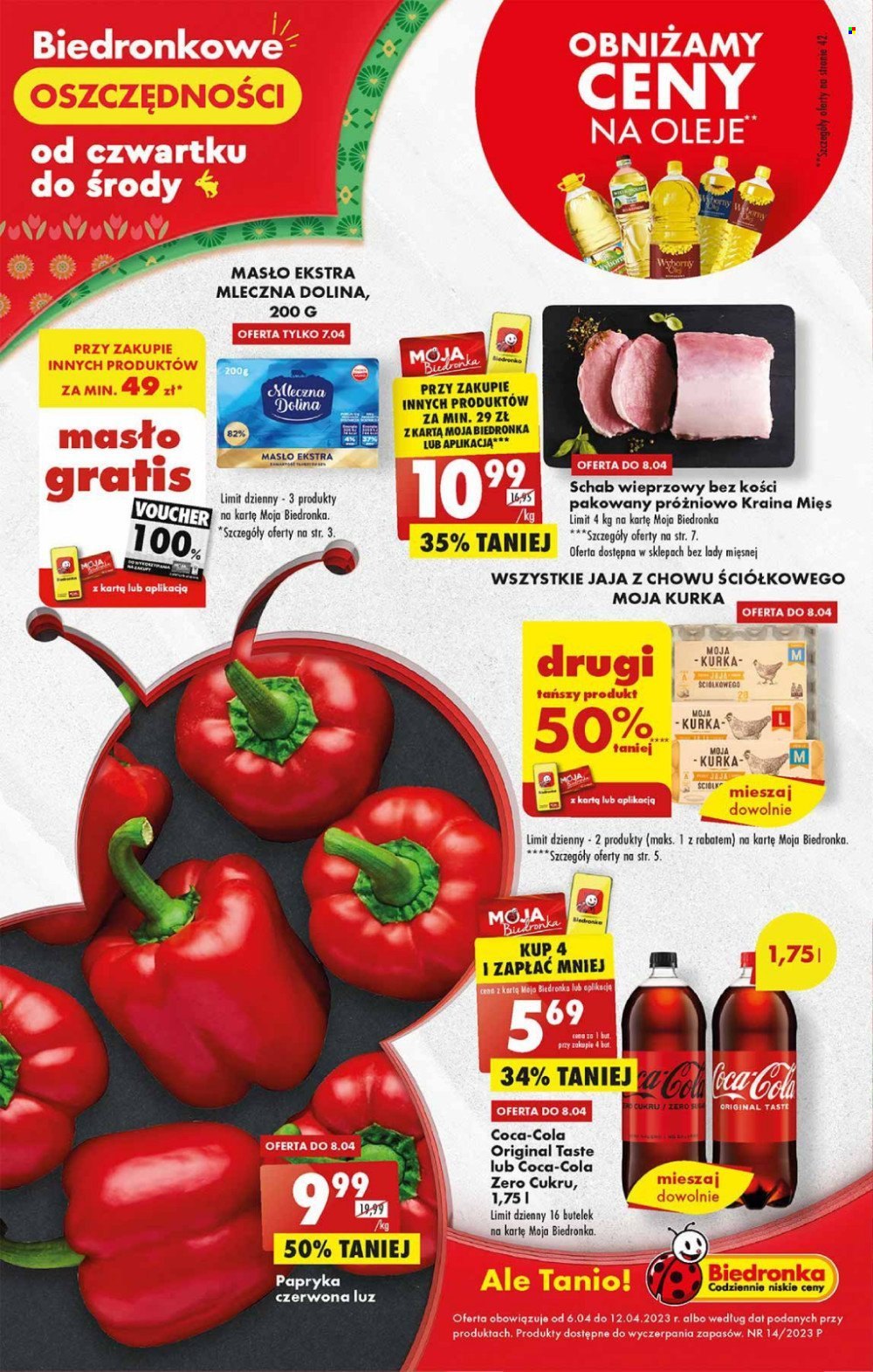 Gazetka Biedronka - 6.04.2023 - 12.04.2023. Strona 1