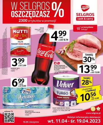 Gazetka Selgros - 11.04.2023 - 19.04.2023.
