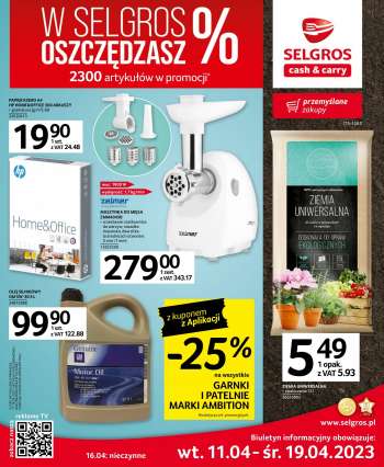 Gazetka Selgros - 11.04.2023 - 19.04.2023.