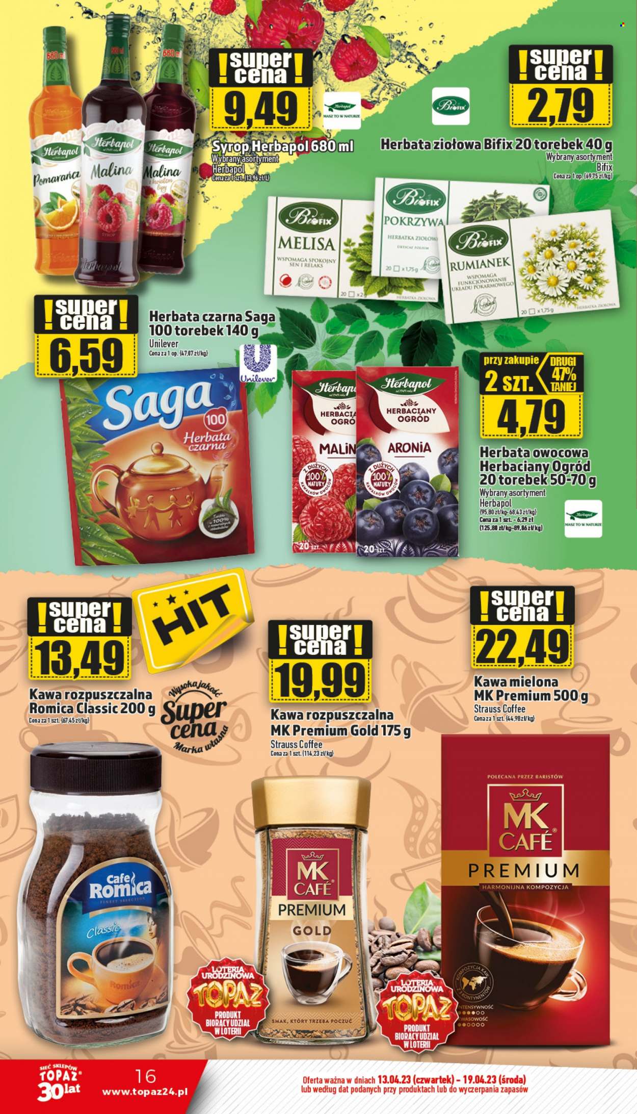 Gazetka Topaz - 13.04.2023 - 19.04.2023. Strona 16