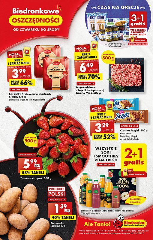 Gazetka Biedronka - 13.04.2023 - 19.04.2023. Strona 1