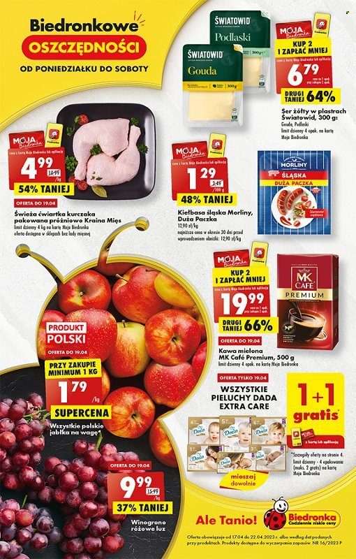 Gazetka Biedronka - 17.04.2023 - 22.04.2023. Strona 1