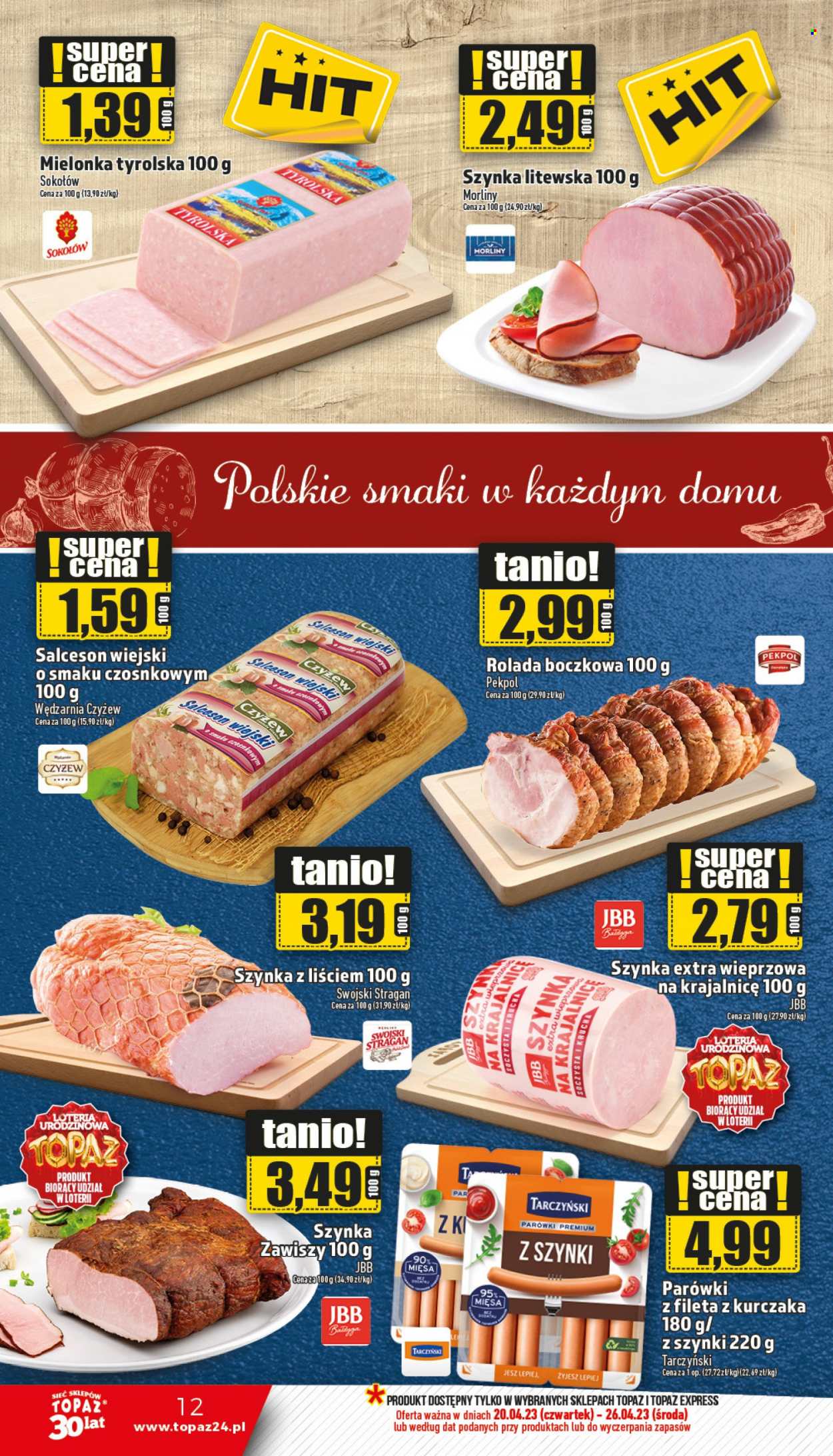Gazetka Topaz - 20.04.2023 - 26.04.2023. Strona 12