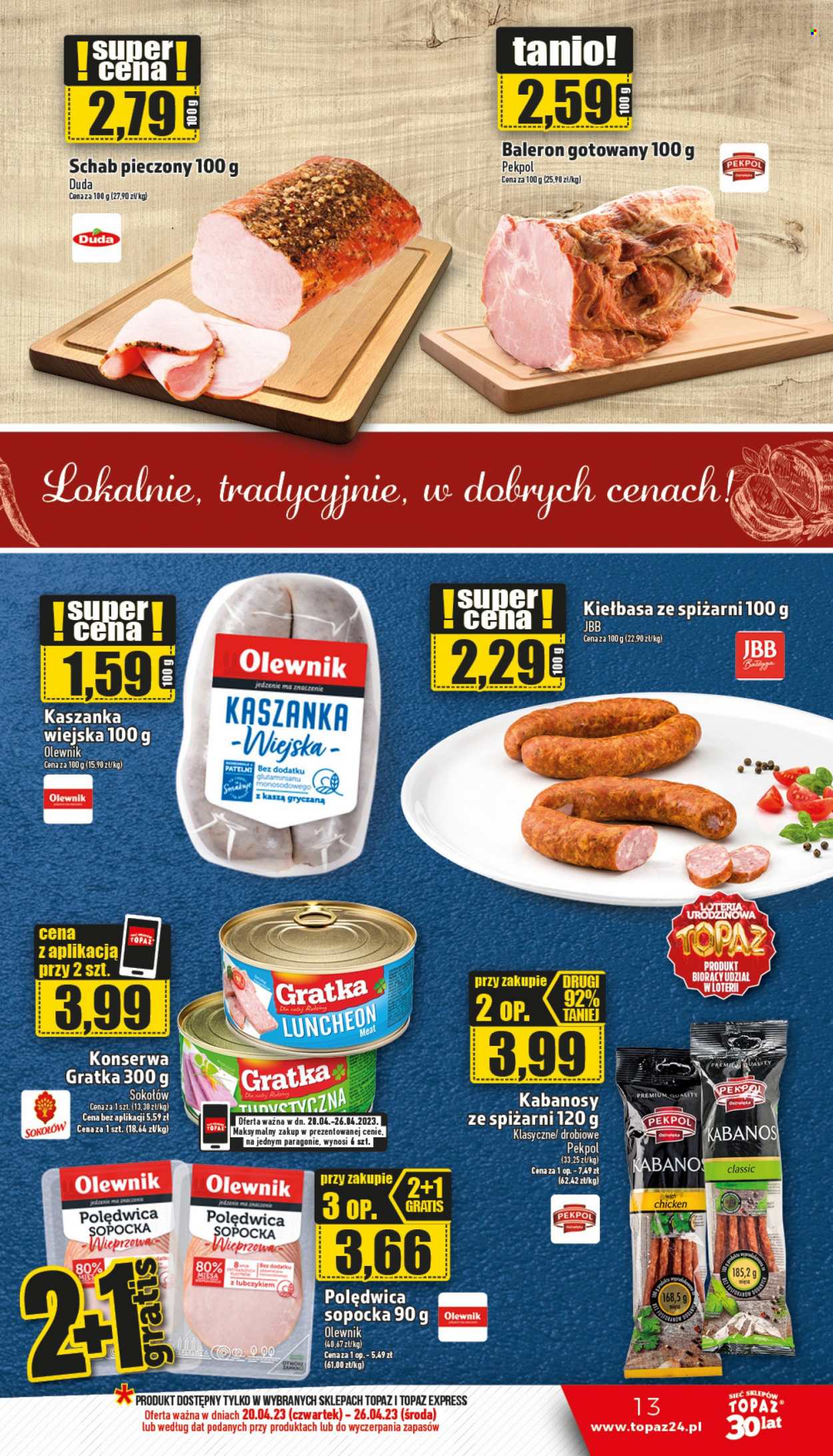 Gazetka Topaz - 20.04.2023 - 26.04.2023. Strona 13