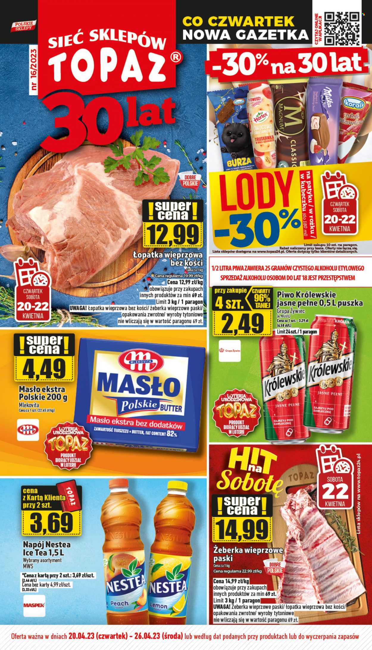 Gazetka Topaz - 20.04.2023 - 26.04.2023. Strona 1