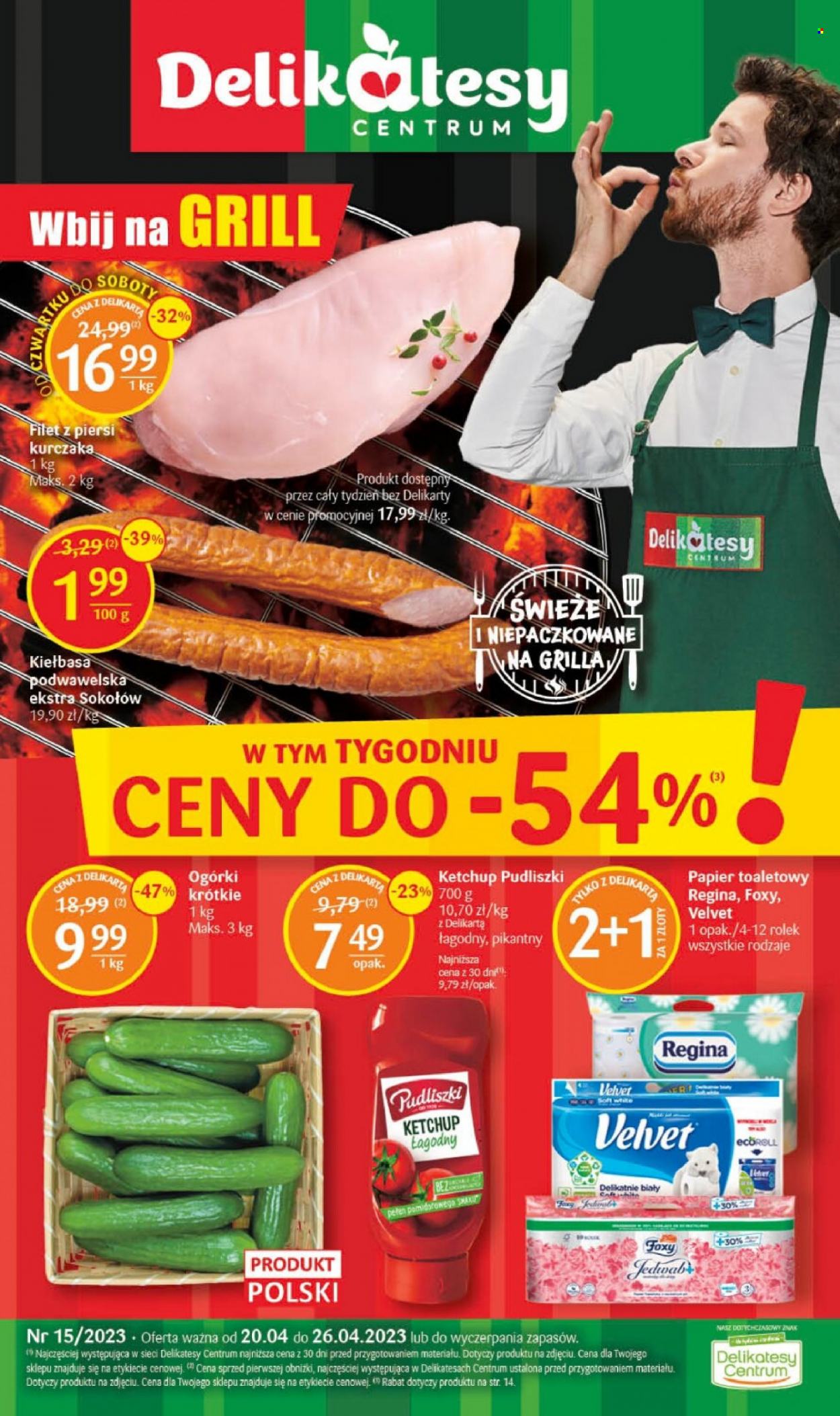 Gazetka Delikatesy Centrum - 20.04.2023 - 26.04.2023. Strona 1