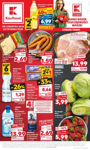 Gazetka Kaufland - 20.04.2023 - 25.04.2023.