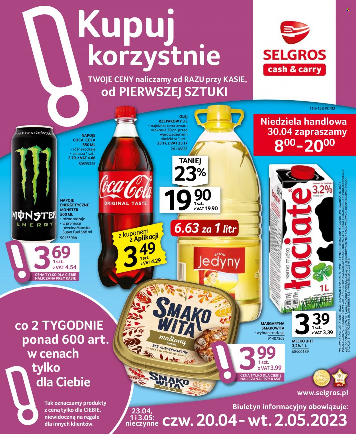 Gazetka Selgros - 20.04.2023 - 2.05.2023. Strona 1