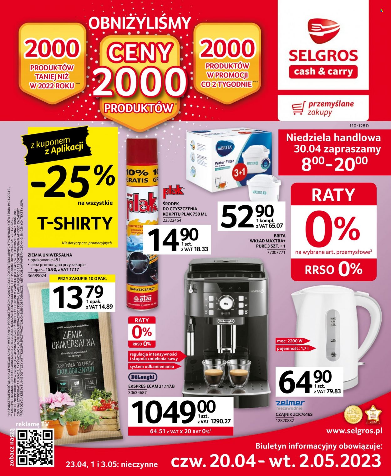 Gazetka Selgros - 20.04.2023 - 2.05.2023. Strona 1