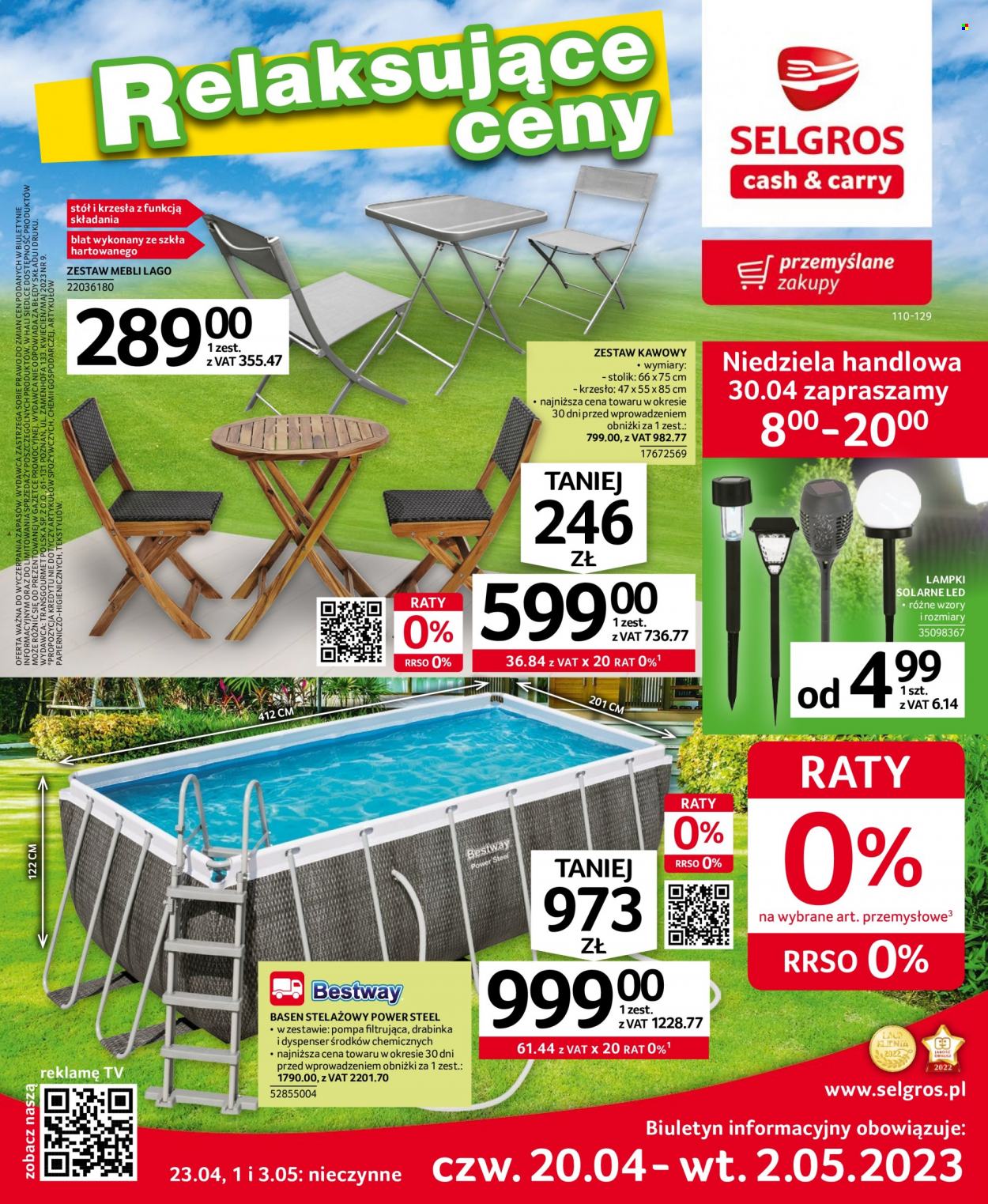 Gazetka Selgros - 20.04.2023 - 2.05.2023. Strona 1