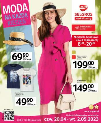 Gazetka Selgros - 20.04.2023 - 2.05.2023.