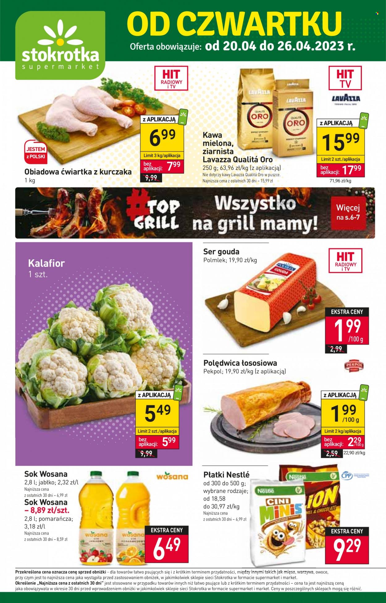 Gazetka Stokrotka Supermarket - 20.04.2023 - 26.04.2023. Strona 1