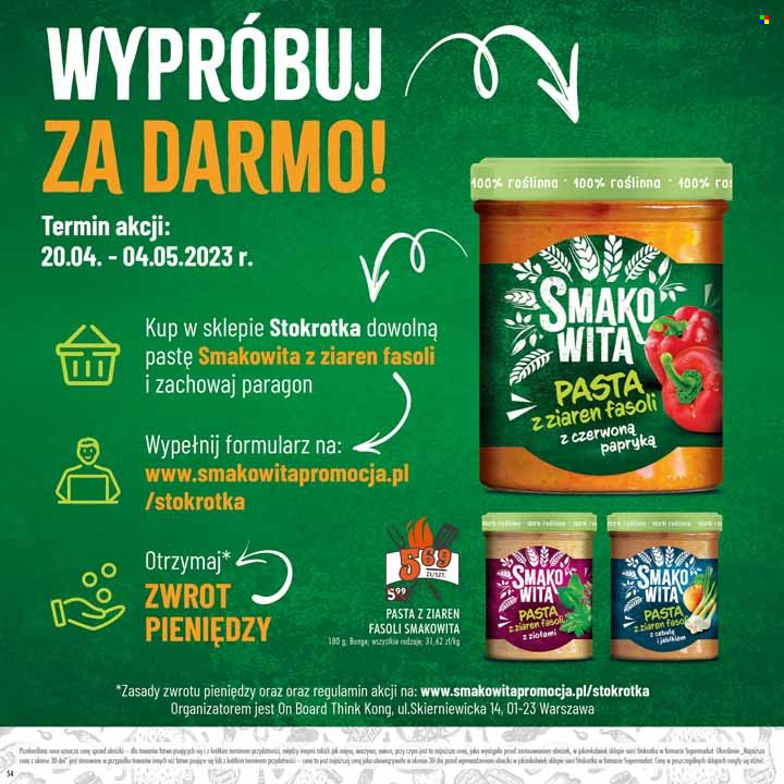 Gazetka Stokrotka Supermarket - 20.04.2023 - 4.05.2023. Strona 54
