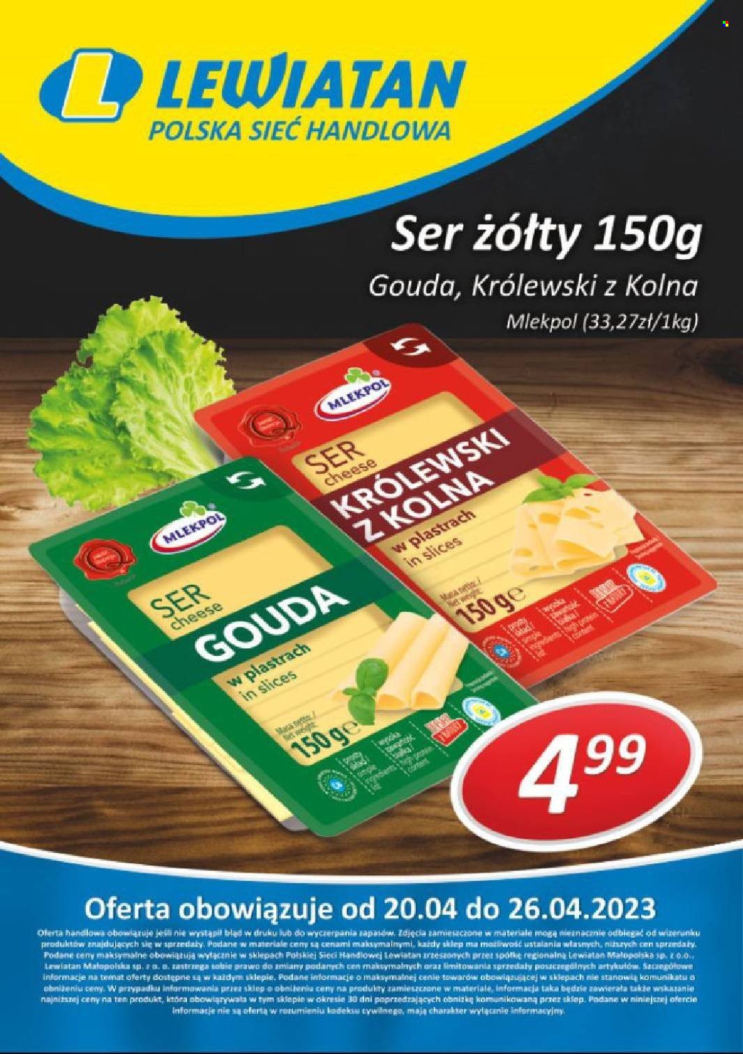 Gazetka Lewiatan - 20.04.2023 - 26.04.2023. Strona 1