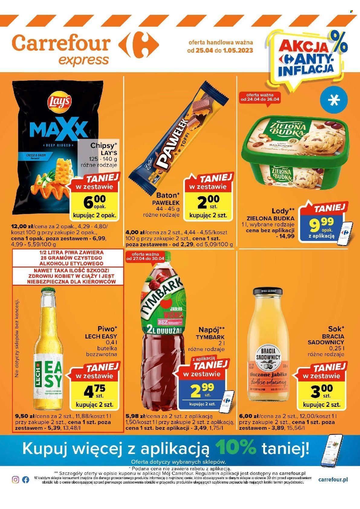 Gazetka Carrefour - 25.04.2023 - 1.05.2023. Strona 1