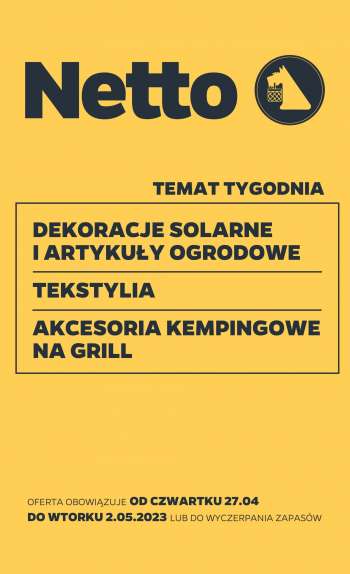Gazetka Netto - 27.04.2023 - 2.05.2023.