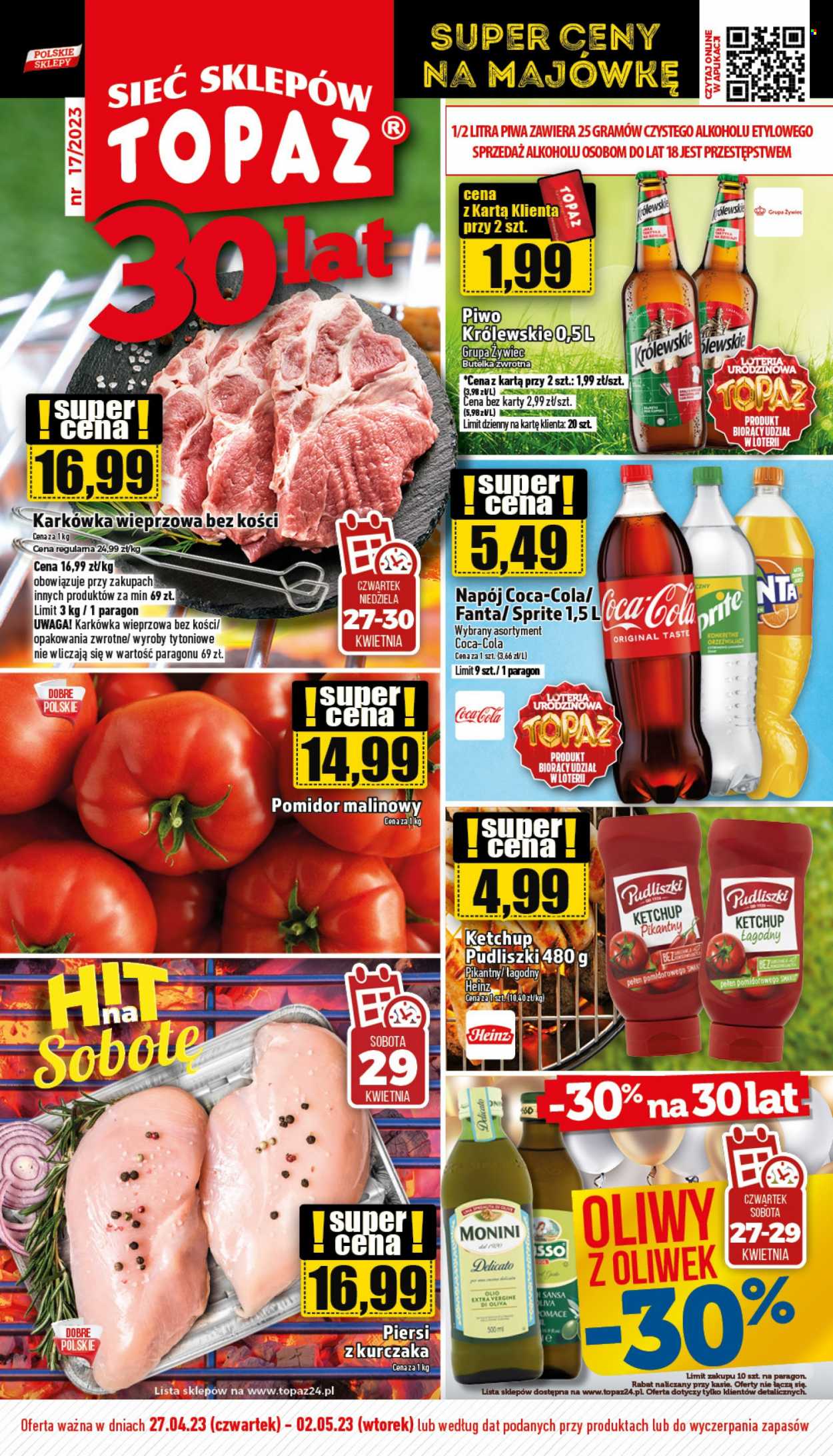 Gazetka Topaz - 27.04.2023 - 2.05.2023. Strona 1