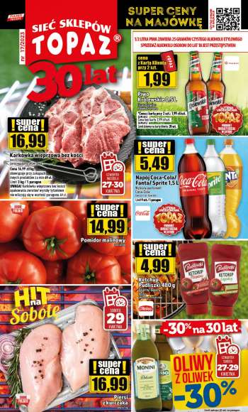 Gazetka Topaz - 27.04.2023 - 2.05.2023.