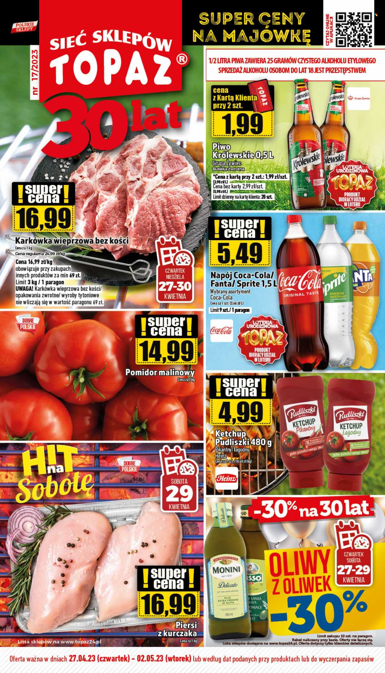 Gazetka Topaz - 27.04.2023 - 2.05.2023. Strona 1