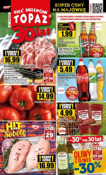 Gazetka Topaz - 27.04.2023 - 2.05.2023.