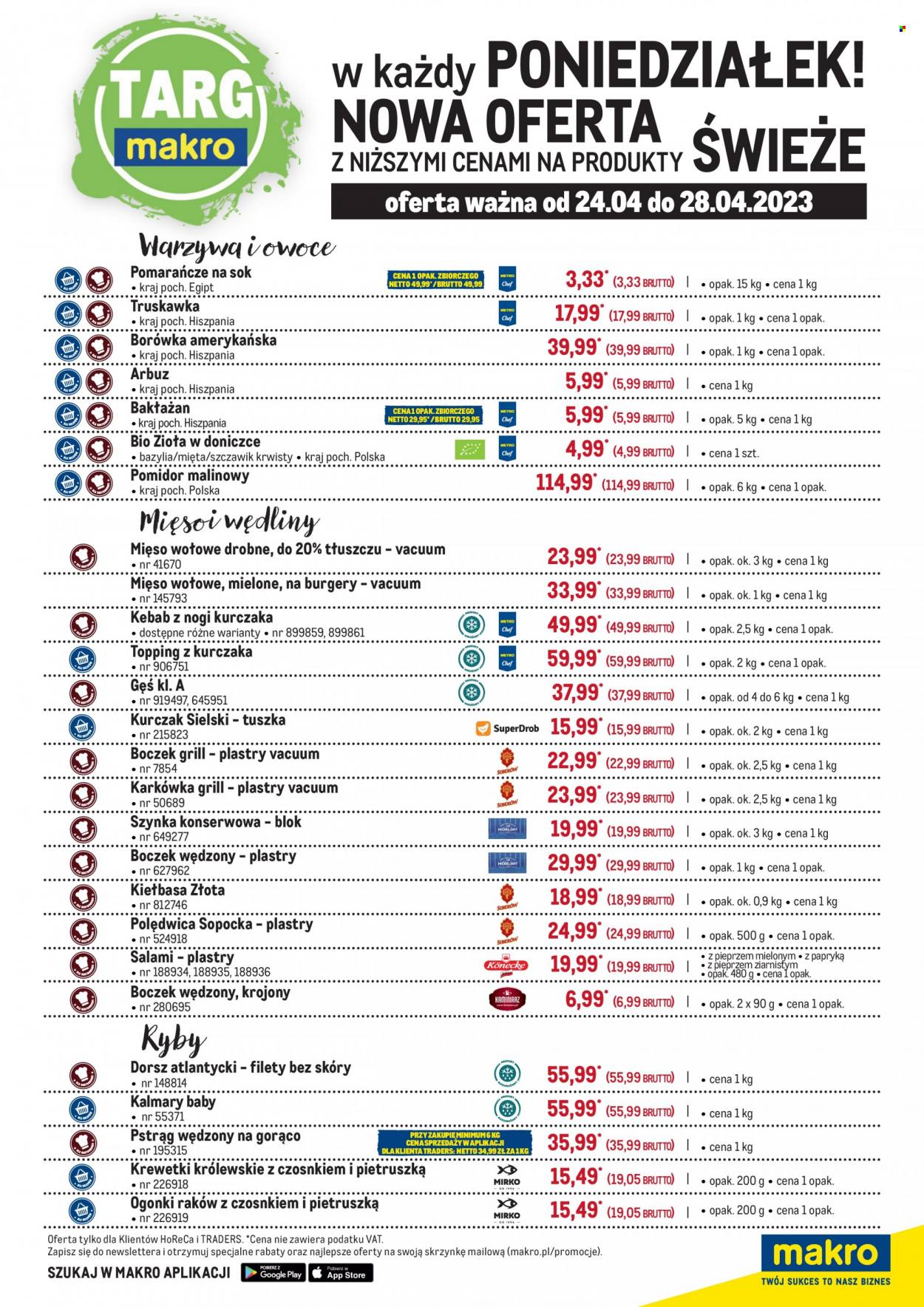 Gazetka Makro - 24.04.2023 - 28.04.2023. Strona 1