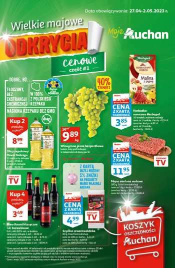 Gazetka Auchan - 27.04.2023 - 2.05.2023.
