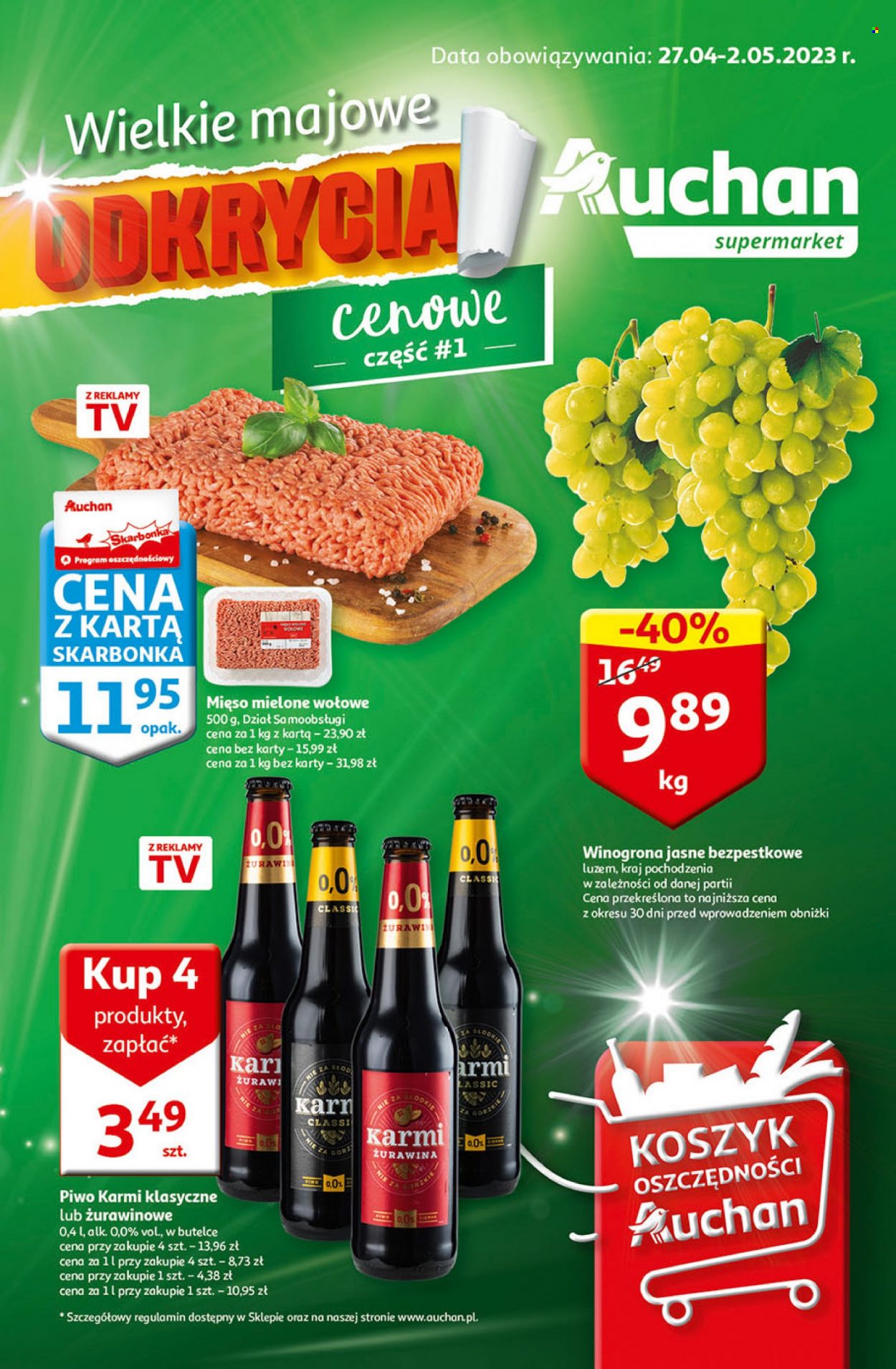 Gazetka Auchan - 27.04.2023 - 2.05.2023. Strona 1