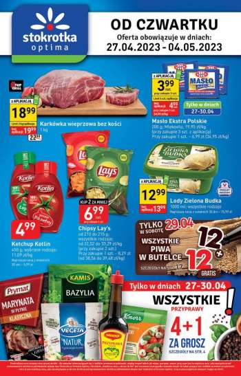 Gazetka Stokrotka Optima - 27.04.2023 - 4.05.2023.
