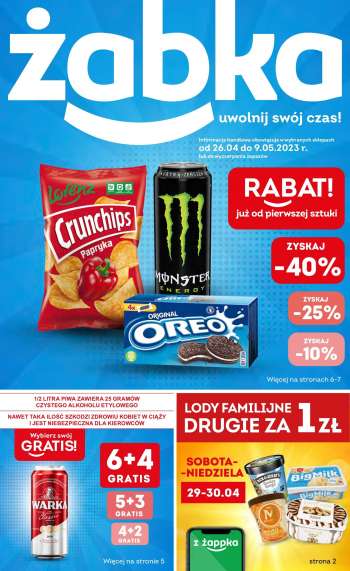 Gazetka Żabka - 26.04.2023 - 9.05.2023.